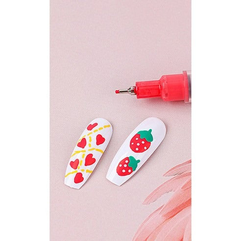 Nail Art Pen Set (12 Colors)