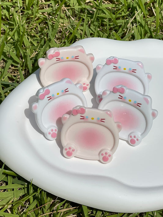 Chubby Kitty Nail Palette Ring