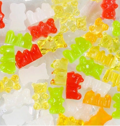 Small jelly bear parts (50 pieces)