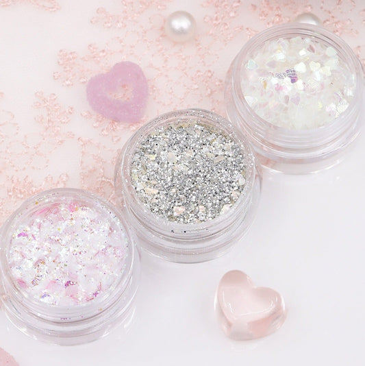Pink Taem / Silver Team/ Heart Taem Glitter