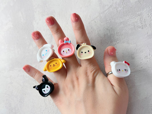 Character Nail Palette Ring