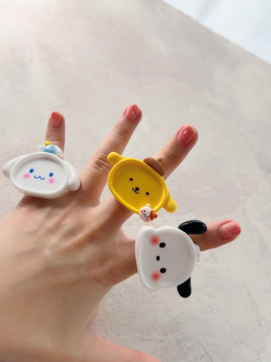 Character Nail Palette Ring