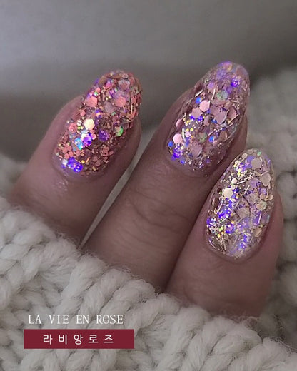 La vie en rose Nail Glitter