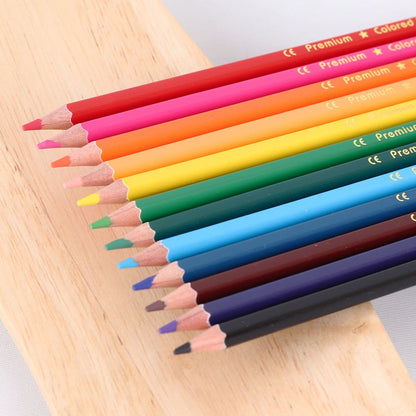 Oil-Based Color Pencil Set (12 Colors)